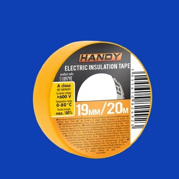 Handy szigetelő szalag 19x20 sárga 20m 11097YE