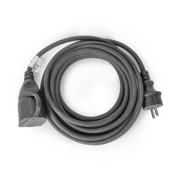 Entac lengő hosszabbító gumikábellel 20m fekete H05RR-F 3x1,5mm2 IP44 ESEC44G-20