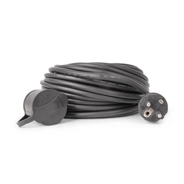 Entac lengő hosszabbító gumikábellel 40m fekete H07RN-F 3x2,5mm2 IP44 ESEC44G-40